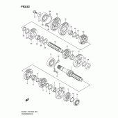 Схема вузла: Трансмісія для Suzuki VL800 Boulevard C50T