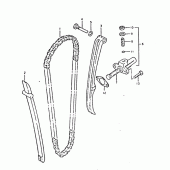 Схема узла: Цепь ГРМ & Натяжитель & Успокоитель для Suzuki DR400