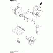 Схема вузла: Електроустаткування (Gsx-R750L5 E03) для Suzuki GSX-R750