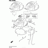 Схема узла: Топливный бак (Gsx-R750L6 E28) для Suzuki GSX-R750