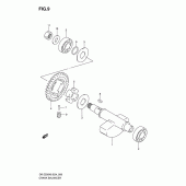 Схема вузла: Балансувальний вал для Suzuki DR-Z250