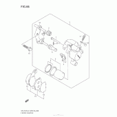 Схема узла: Передний тормозной суппорт (Dr-Z125Ll3 E28) для Suzuki DR-Z125 DR-Z125L