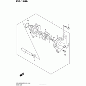 Схема узла: Водяной насос для Suzuki GSX1300 Hayabusa