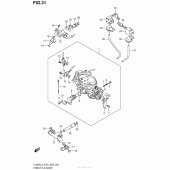 Схема вузла: Throttle Body (Vl800Cl3 E28) для Suzuki VL800 Boulevard C50C