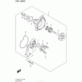 Схема вузла: Водяний насос Suzuki VL1500 Boulevard C90 BOSS