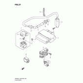 Схема вузла: Електроустаткування для Suzuki AN400 Burgman (EU analogue of SkyWave)