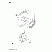 Схема узла: Привод стартера для Suzuki GSX1250