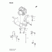 Схема вузла: Блок ABS (Gsf1250al1 e24) для Suzuki GSF1250 Bandit