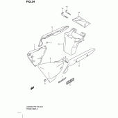 Схема вузла: Бічні панелі (Model k8/k9) для Suzuki GZ250 Marauder
