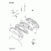 Схема вузла: Спідометр (An650azk8) для Suzuki AN650 Burgman (EU analogue of SkyWave)