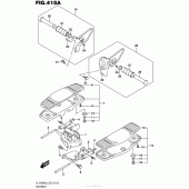 Схема вузла: Підніжки для Suzuki VL1500 Boulevard C90 BOSS