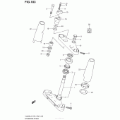 Схема вузла: Steering Stem (Vl800L3 E28) для Suzuki VL800 Boulevard C50C