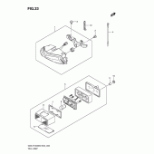 Схема узла: Задний фонарь (Стоп-сигнал) для Suzuki GSX-R1000