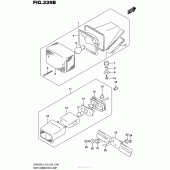 Схема вузла: Задній ліхтар (Стоп-сигнал) (Dr650Sel6 E28) для Suzuki DR650 DR650SE