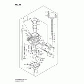 Схема узла: Карбюратор для Suzuki GZ250 Marauder