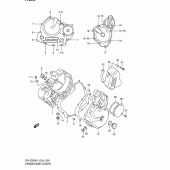 Схема вузла: Кришки картера для Suzuki DR-Z250