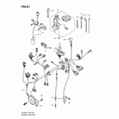 Схема узла: Электропроводка (Dl650l1 e2) для Suzuki DL650 V-Strom