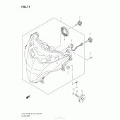 Схема вузла: Фара (Gsx-R1000Zl3 E33) для Suzuki GSX-R1000