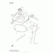 Схема узла: Топливный бак (Gsx-R750 L2 E03) для Suzuki GSX-R750