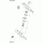 Схема вузла: Рульова траверса для Suzuki GW250 Inazuma