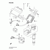 Схема вузла: Електроустаткування (P37) для Suzuki GSX1300 B-King