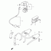 Схема вузла: Електроустаткування для Suzuki GSX400