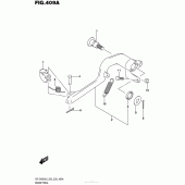 Схема узла: Лапка тормоза для Suzuki DR-Z400 DR-Z400S