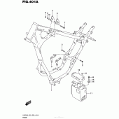 Схема вузла: Рама для Suzuki LS650 Boulevard S40