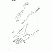 Схема узла: Нижние молдинги (Юбки) (Model k8) для Suzuki UH200 Burgman