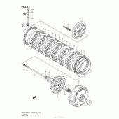 Схема вузла: Зчеплення для Suzuki RM-Z450