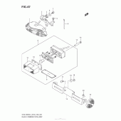 Схема узла: Задний фонарь (Стоп-сигнал) (Gsx-R600L3 E28) для Suzuki GSX-R600