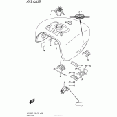 Схема вузла: Паливний бак (Vz1500L5 E33) для Suzuki VZ1500 Boulevard M90