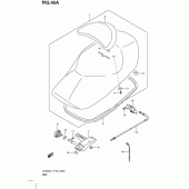 Схема узла: Сиденье (Model  executive p19) для Suzuki UH200 Burgman