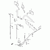 Схема вузла: Кермо & Тросики для Suzuki VS800 Intruder 800