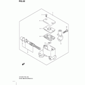 Схема узла: Передний тормозной цилиндр для Suzuki UH125 Burgman