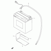 Схема вузла: Акумулятори (Model t) для Suzuki DR800