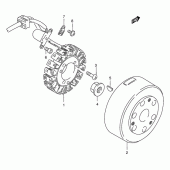 Схема узла: Статор & Ротор для Suzuki GZ250 Marauder