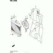 Схема узла: Радиатор для Suzuki UH200 Burgman