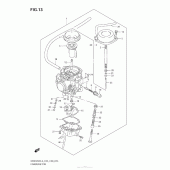 Схема вузла: Carburetor (Dr650Sel3 E33) для Suzuki DR650 DR650SE