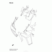 Схема вузла: Накладки рами (Vzr1800L4 E03) для Suzuki VZR1800 Boulevard M109R