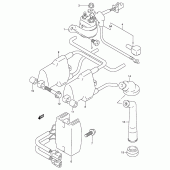 Схема вузла: Електроустаткування для Suzuki GSX250 Across