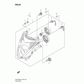 Схема узла: Фара (Gsx1300rufl1 e19) для Suzuki GSX1300 Hayabusa