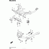 Схема вузла: Підставка для Suzuki AN650 Burgman (EU analogue of SkyWave)