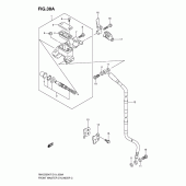 Схема вузла: Передній гальмівний циліндр для Suzuki RM-Z250 (Model k8/k9)