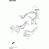 Схема вузла: Rear Fender (Vzr1800L7 E28) для Suzuki VZR1800 Boulevard M109R BOSS