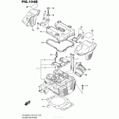Схема вузла: Головка циліндра (передня) (Vzr1800Bzl5 E33) для Suzuki VZR1800 Boulevard M109R BOSS