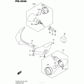 Схема вузла: Поворотники для Suzuki VZ1500 Boulevard M90