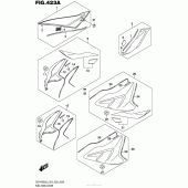 Схема вузла: Накладка паливного бака Suzuki GSX-R600
