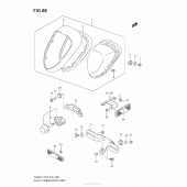 Схема узла: Задний фонарь (Стоп-сигнал) (Vl800 E03) для Suzuki VZ800 Boulevard M50