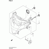 Схема узла: Фара для Suzuki GSX-R1000
